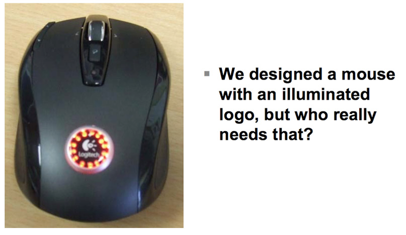 Illustration for article titled Crazy Never Before Seen Logitech Mutant Mouse Prototypes